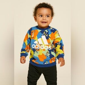 Adidas x Disney Mickey Mouse Kids' Crewneck Sweatshirt